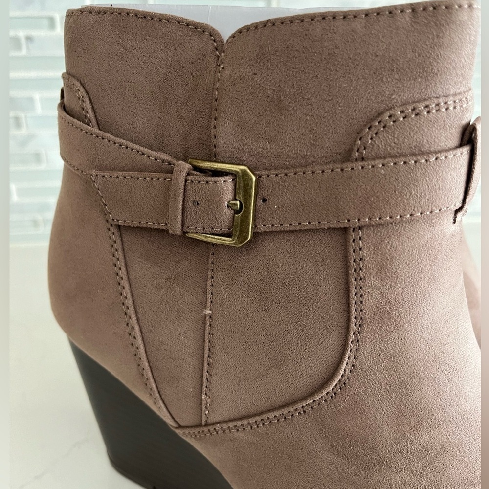 Market & Spruce Serah Suede Booties 8W - Picture 7 of 11